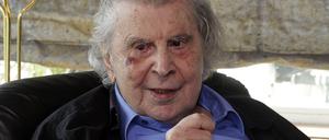 Der griechische Komponist Mikis Theodorakis. 