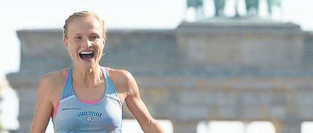 Anna Hahner, 25, begann mit 18 mit der Leichtathletik und konzentrierte sich schnell auf den Straßenlauf. Beim Berlin-Marathon wurde die Hessin 2014 Siebte. 