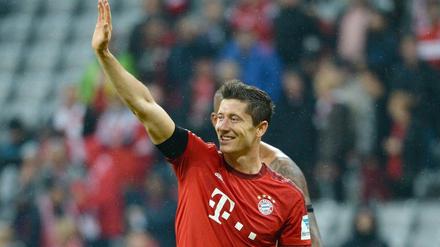 Fünf! Robert Lewandowski gelang gegen den VfL Wolfsburg Historisches.