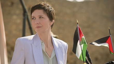 Schläft im Panic Room: Maggie Gyllenhaal als israelische Geschäftsfrau Nessa Stein