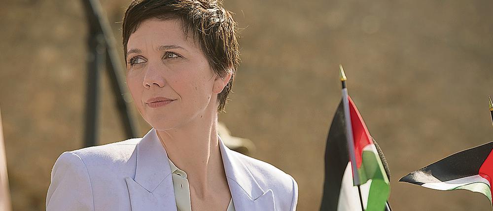 Schläft im Panic Room: Maggie Gyllenhaal als israelische Geschäftsfrau Nessa Stein