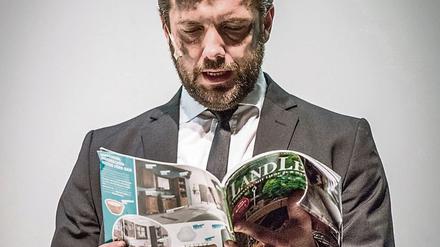 Philosophendarsteller mit Landlust. Christoph Jöde