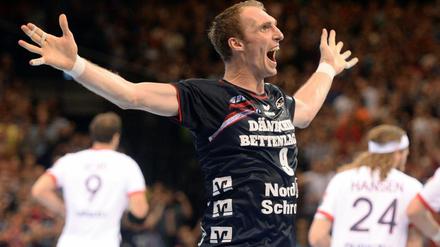 Potenzial bewiesen: Holger Glandorf und die SG Flensburg-Handewitt im Spiel gegen Paris St. Germain.