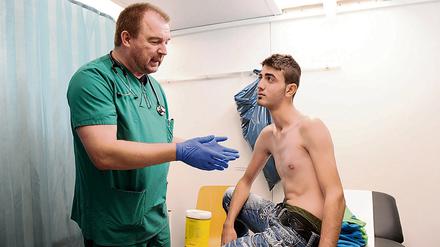 Auch Flüchtlinge haben ein recht auf medizinische Versorgung - aber keine Gesundheitskarte. 