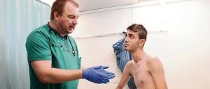 Auch Flüchtlinge haben ein recht auf medizinische Versorgung - aber keine Gesundheitskarte. 