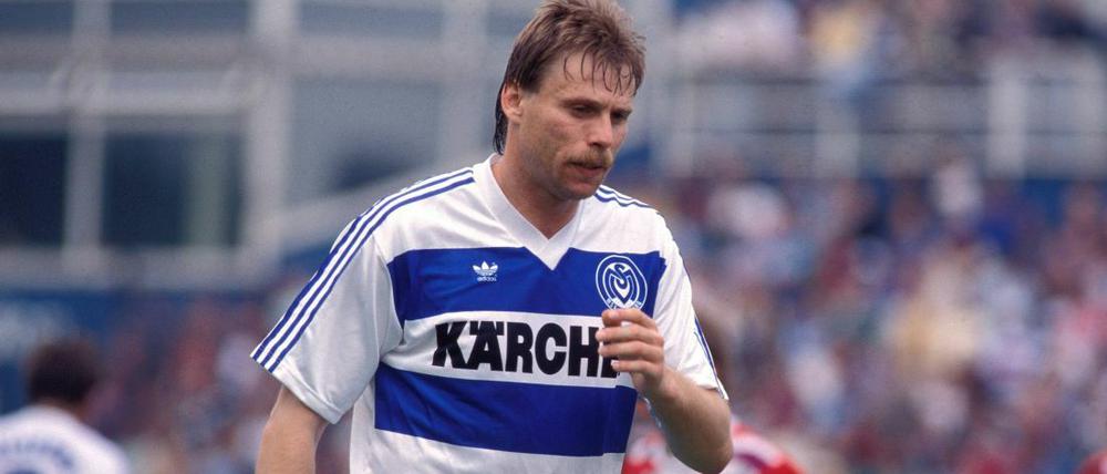 MSV-Legende: Tönnies in der Saison 1991/92. Der Angreifer spielte fünf Jahre für die Duisburger, erzielte in 179 Spielen 101 Treffer.