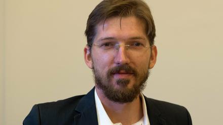 Martin Delius, Fraktionsvorsitzender der Berliner Piratenpartei.