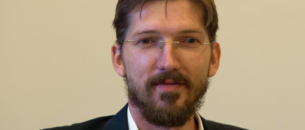 Martin Delius, Fraktionsvorsitzender der Berliner Piratenpartei.