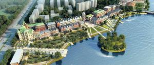 900 Meter norddeutsche Idylle sollen im Nordosten der Provinz Hunan entstehen. Die Kosten: schätzungsweise 370 Millionen Euro.