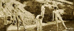 Josef Bayer: Am Motzener See, 1920er Jahre (Ausschnitt)