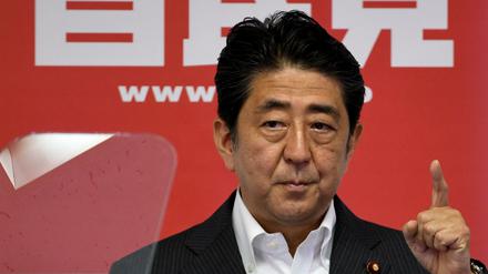 Shinzo Abe, japanischer Regierungschef hat drastische Geldmaßnahmen angekündigt.