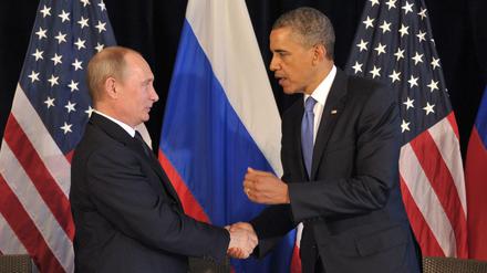 Russlands Präsident Wladimir Putin und sein amerikanischer Amtskollege Barack Obama (Archivaufnahme aus dem Jahr 2012).