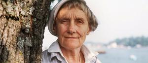 Die schwedische Kinderbuchautorin Astrid Lindgren 1987 in Stockholm.