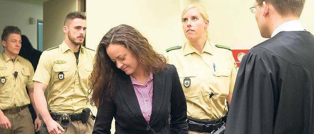 Terrorprozess. Seit 2013 läuft das Verfahren unter anderem gegen Beate Zschäpe.