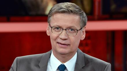 Moderator Günther Jauch, der zum Jahresende seine Talkshow aufgibt