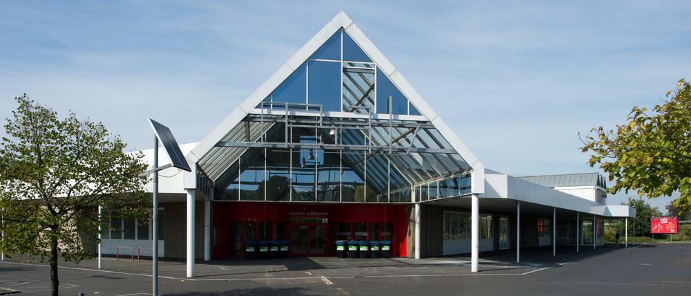 In diesem ehemaligen Supermarkt in Niederau (Sachsen) sollen Flüchtlinge untergebracht werden.