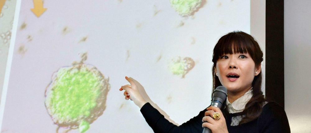 Ende einer Karriere. Haruko Obokata verblüffte die Fachwelt mit einer angeblich simplen Methode zur Herstellung von Stammzellen. Sie konnt eihre Ergebnisse nicht reproduzieren. 