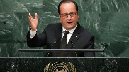 Der französische Präsident Hollande: Gespräche mit Assad sind möglich, aber dessen Ablösung unausweichlich.