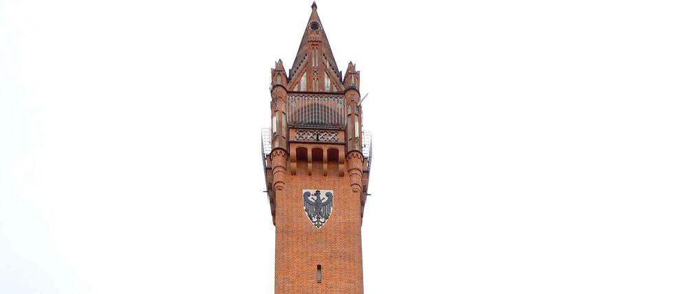 Hier geht es los: der Grunewaldturm an der Havel.