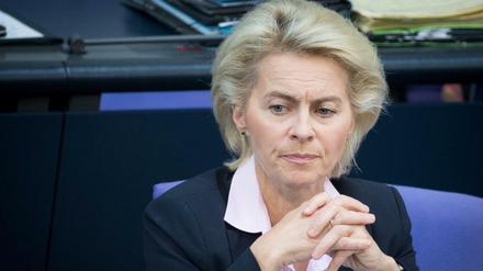 Bundesverteidigungsministerin Ursula von der Leyen (CDU). Plagiatsjäger nehmen ihre Doktorarbeit ins Visier.