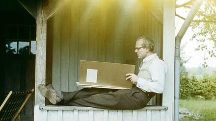  Arno Schmidt beim literarischen Partiturstudium