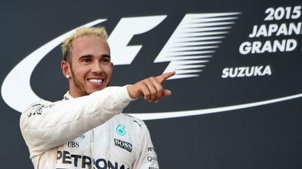 Mit Senna gleichgezogen: Lewis Hamilton feierte in Japan seinen 41. Grand-Prix-Sieg.