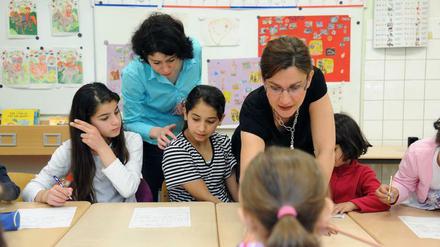 In Ferienkursen lernen Roma-Kinder Deutsch. Sie integrieren sich leichter als ihre Eltern.