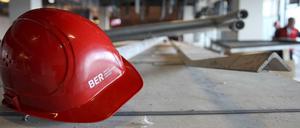 Baustelle des Hauptstadt-Flughafens Berlin Brandenburg Willy Brandt BER.