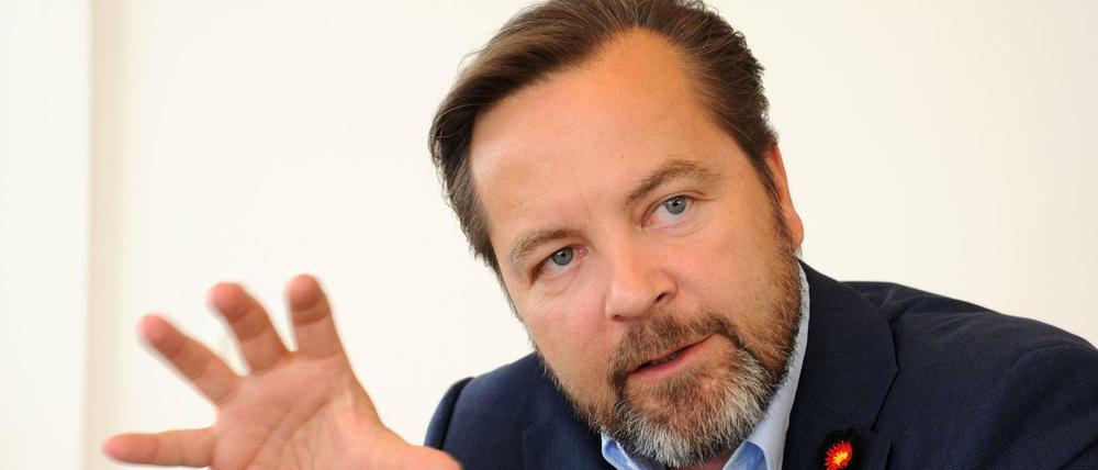 Daniel Wall, hier in seinem Büro im Juni 2014, verlässt die Wall AG. 