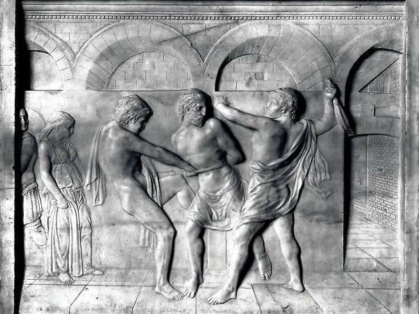 Donatellos „Geißelung Christi“-Relief