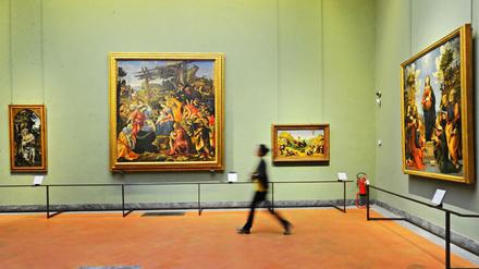 Ausstellungsraum der Uffizien