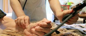 Mensch im Pflegeheim