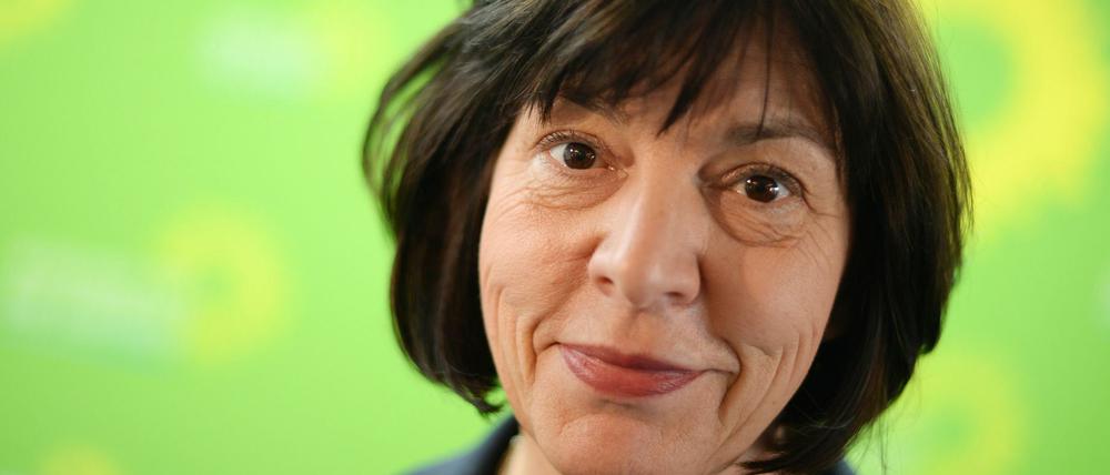 Die Fraktionschefin der Grünen im Europaparlament, Rebecca Harms.