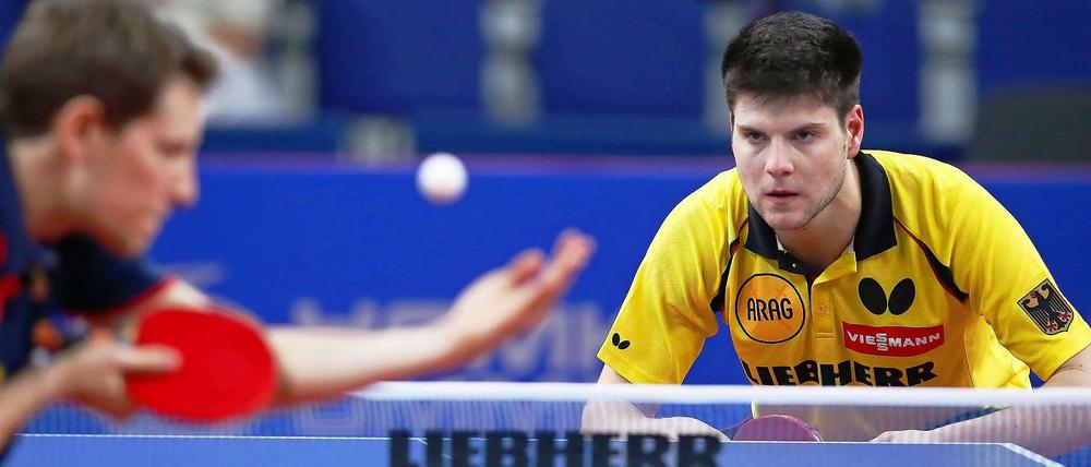 An ihm lang es nicht. Auf Dimitrij Ovtcharov (hinten) war Verlass.