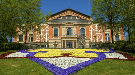 Das Bayreuther Festspielhaus, in diesem Jahr ohne Gäste.