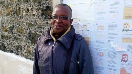 Die "Dame-Pipi" Gabrielle Adams in Paris. 