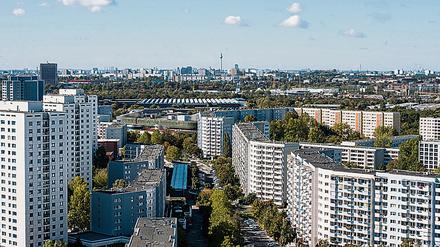 Freie Sicht bis zum Fernsehturm. Immobilienentwickler sehen Marzahn als Standort für neue Wohnungsbauprojekte.