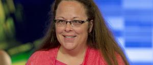 Kämpft gegen die Homo-Ehe. Standesbeamtin Kim Davis aus Kentucky. 