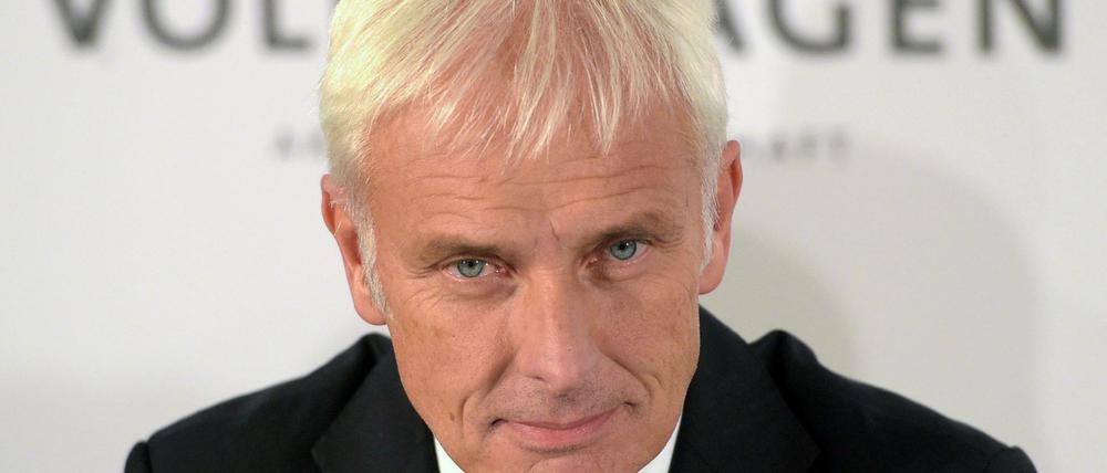 Der neue VW-Chef Matthias Müller tritt am Dienstag erstmals vor die Belegschaft.