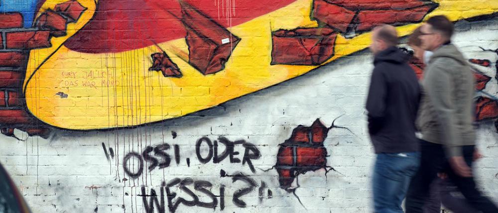 "Ossi oder Wessi?": Gefeiert wird gemeinsam.