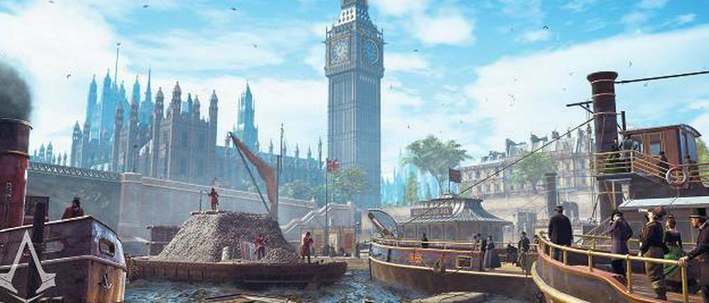 Vor Big Ben: Zu Lebzeiten von Queen Victoria war das Treiben auf der Themse noch etwas trubeliger.