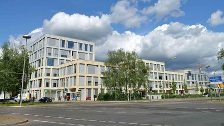 Bebauung an der alten Truman Plaza, Clayallee/Ecke Argentinische Allee