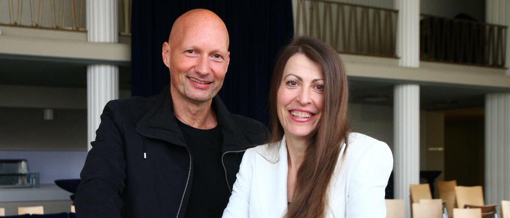 Roman Trekel und Katharina Kammerloher.