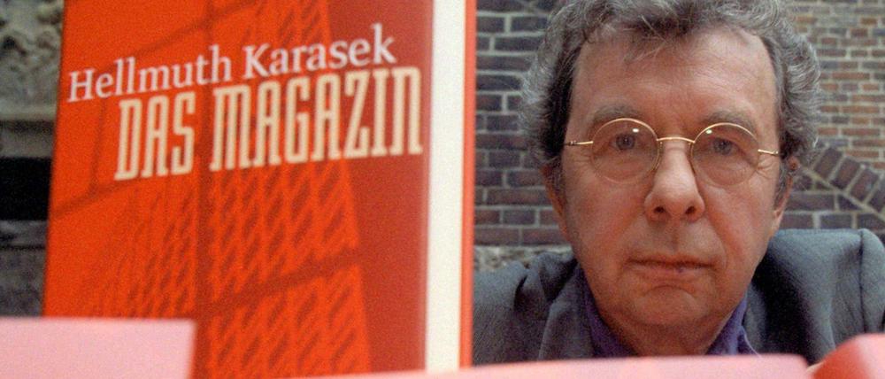 Für seinen Roman "Das Magazin" ließ sich Journalist und Literaturkritiker Hellmuth Karasek von seiner Zeit beim "Spiegel" inspirieren. Nun soll das Buch verfilmt werden.
