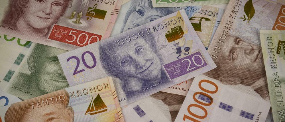 Die neuen schwedischen Kronen-Scheine