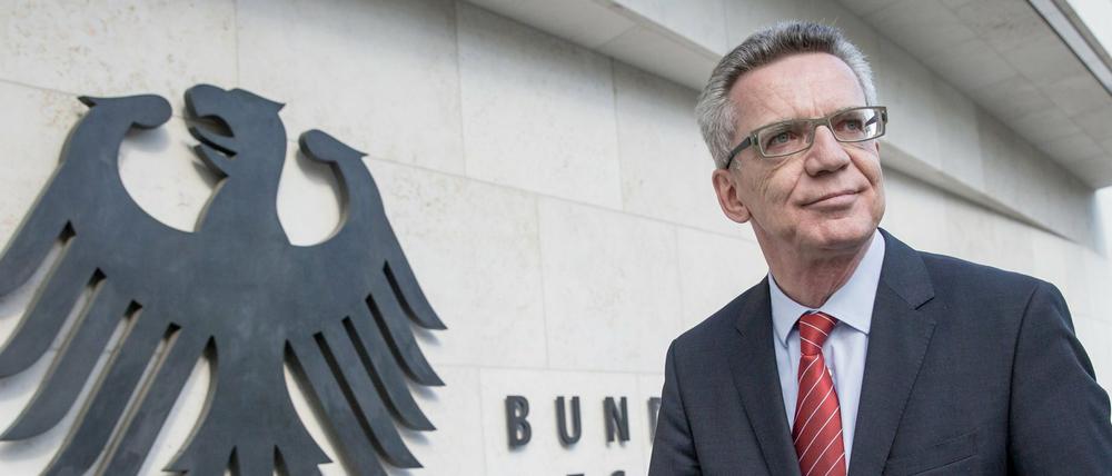 Bundesinnenminister Thomas de Maiziere.