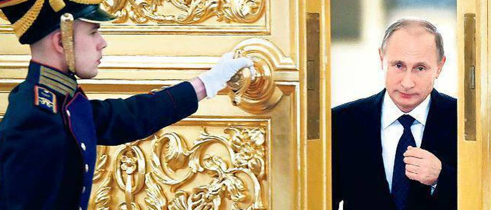 Der Herrscher. Wladimir Putin übt spätestens seit 2012 die kaum eingeschränkte Macht in Russland aus.