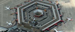 Mein Airport, der hat sechs Ecken. Tegel von oben.