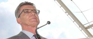 Olympia im Blick: Bundesinnenminister Thomas de Maizière 
