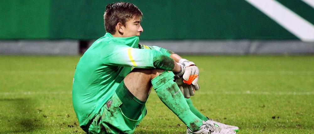 Am Boden zerstört: Jonathan Klinsmann.